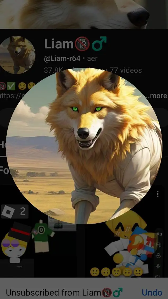 ai character: liam_heat~ background