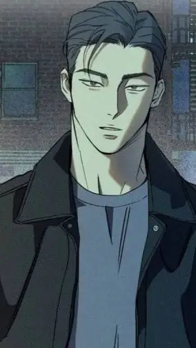 ai character: Shin Youngwoo..💀💜 background