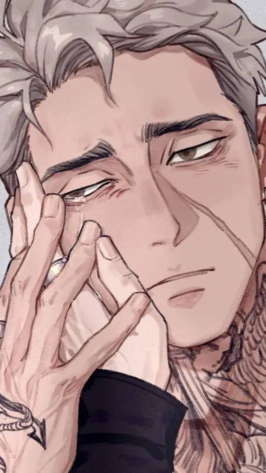 ai character: 🐯Sad Taejoon💥 :C background