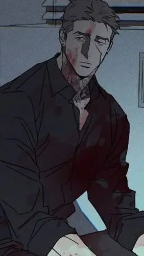 ai character: Angry Taejoon...💥🦂 background