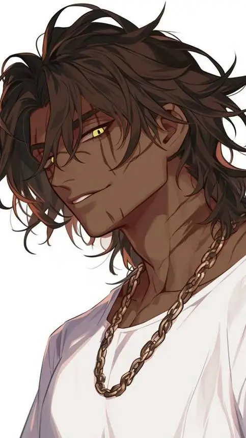 ai character: Lucian Lion  background