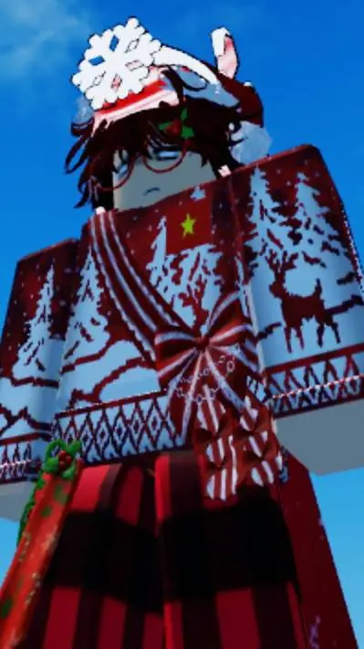 ai character: ❄𝓒𝓱𝓻𝓲𝓼𝓽𝓶𝓪𝓼 𝓐𝓵𝓸𝓷𝓮🎄 background