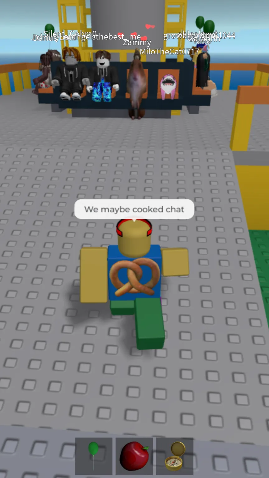 ai character: Send help background
