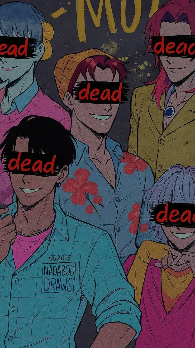 ai character: Saja Boys dead background