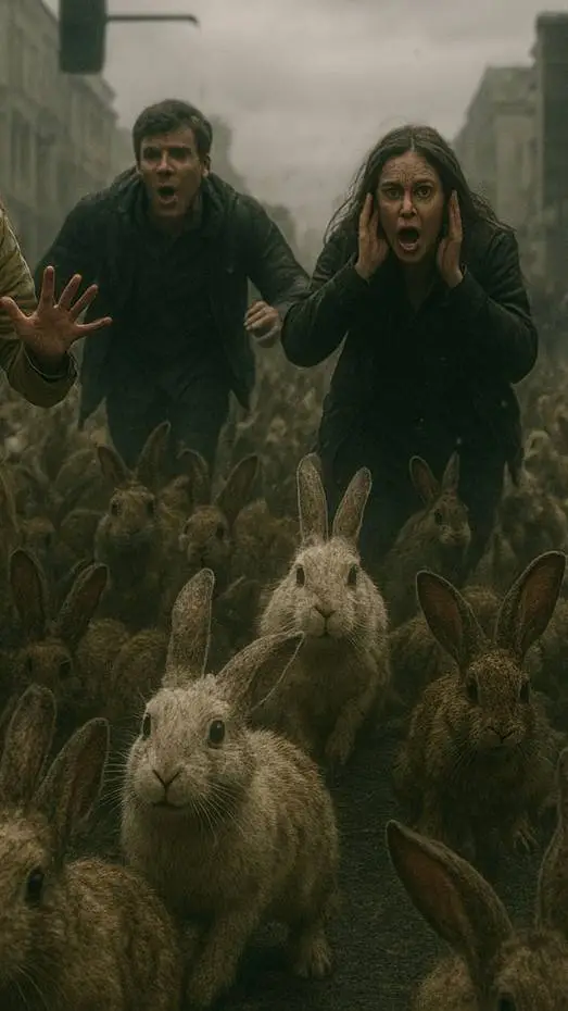 ai character: infection de lapin background
