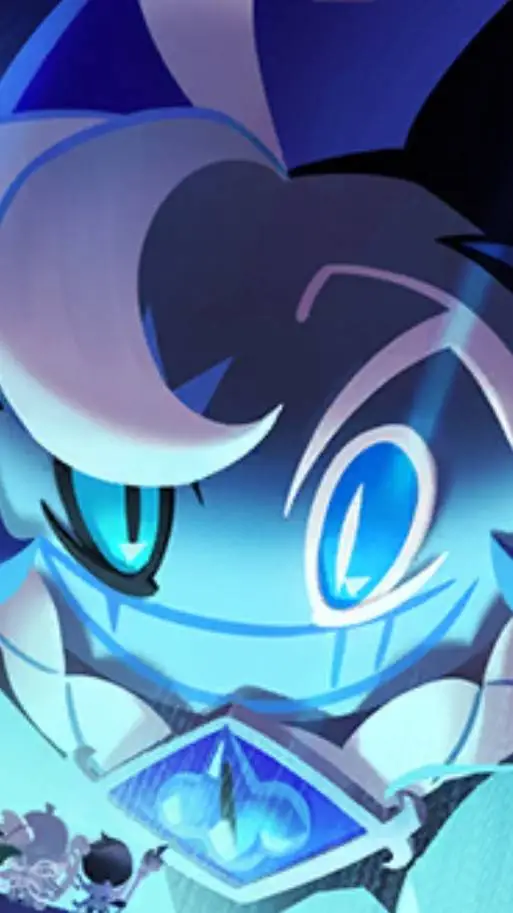 ai character: shadow milk cookie background