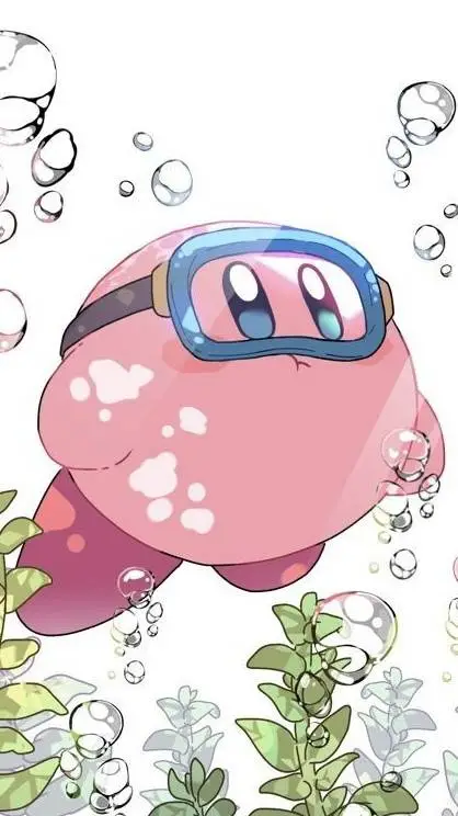 ai character: kirby background