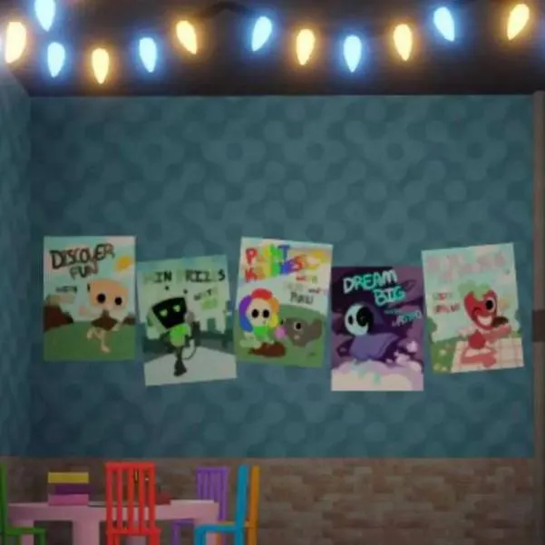 chat with ai character: Dandy's world