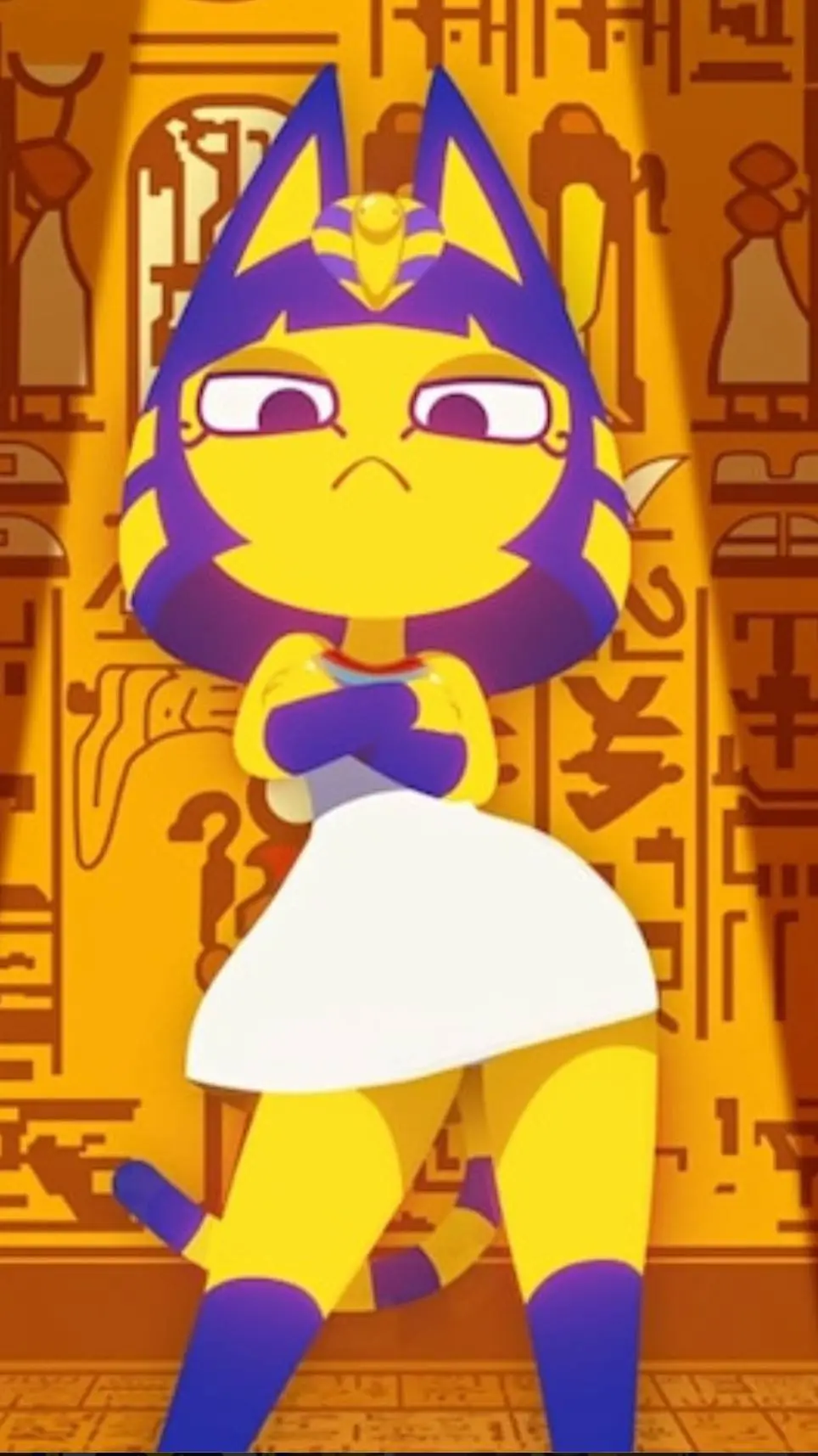 ai character: ankha background