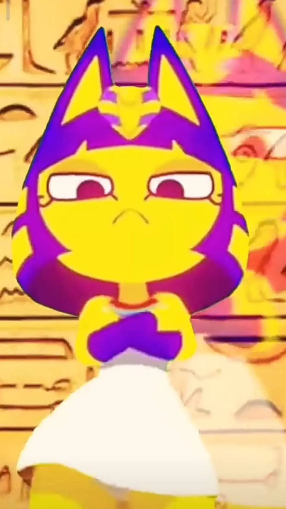 ai character: Ankha  background