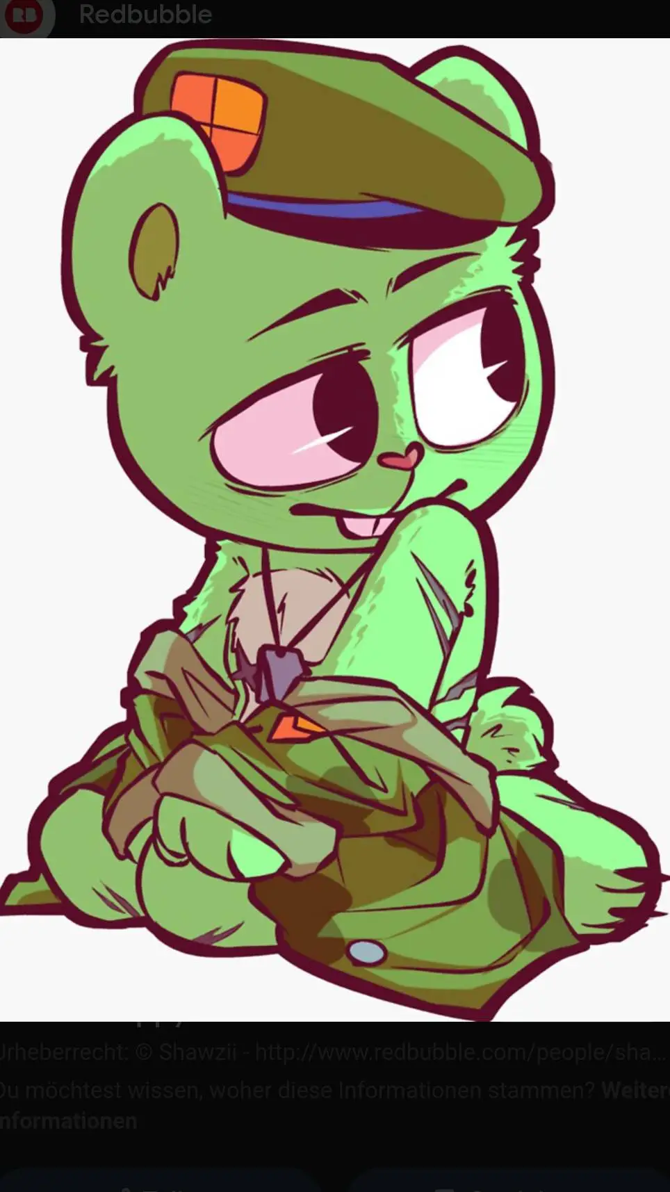 ai character: Flippy background