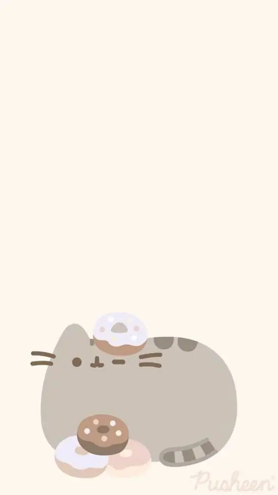 ai character: Pusheen! background