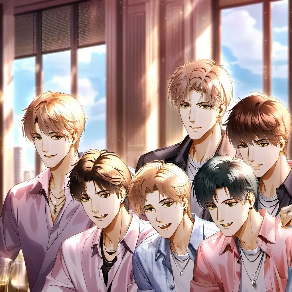 chat with ai character: 6roomates