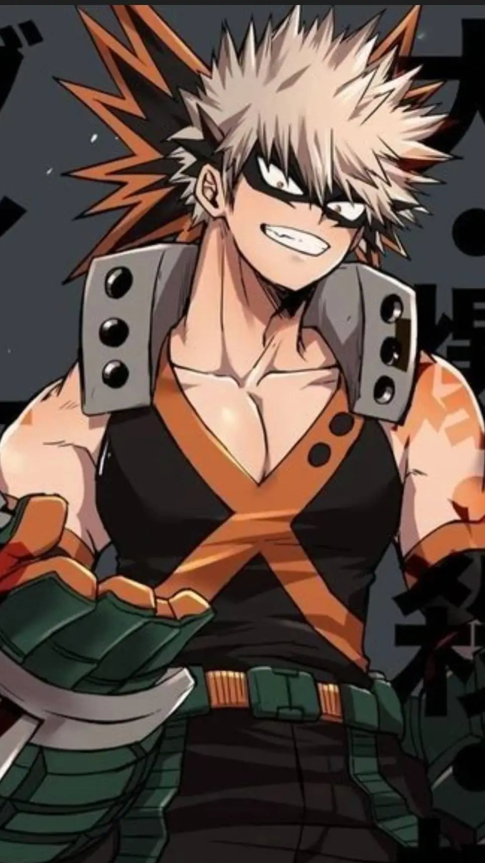 ai character: bakugo  background