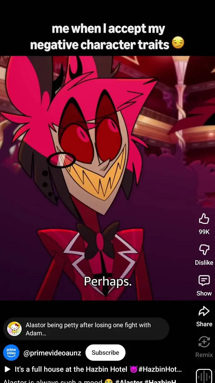 ai character: Alastor background