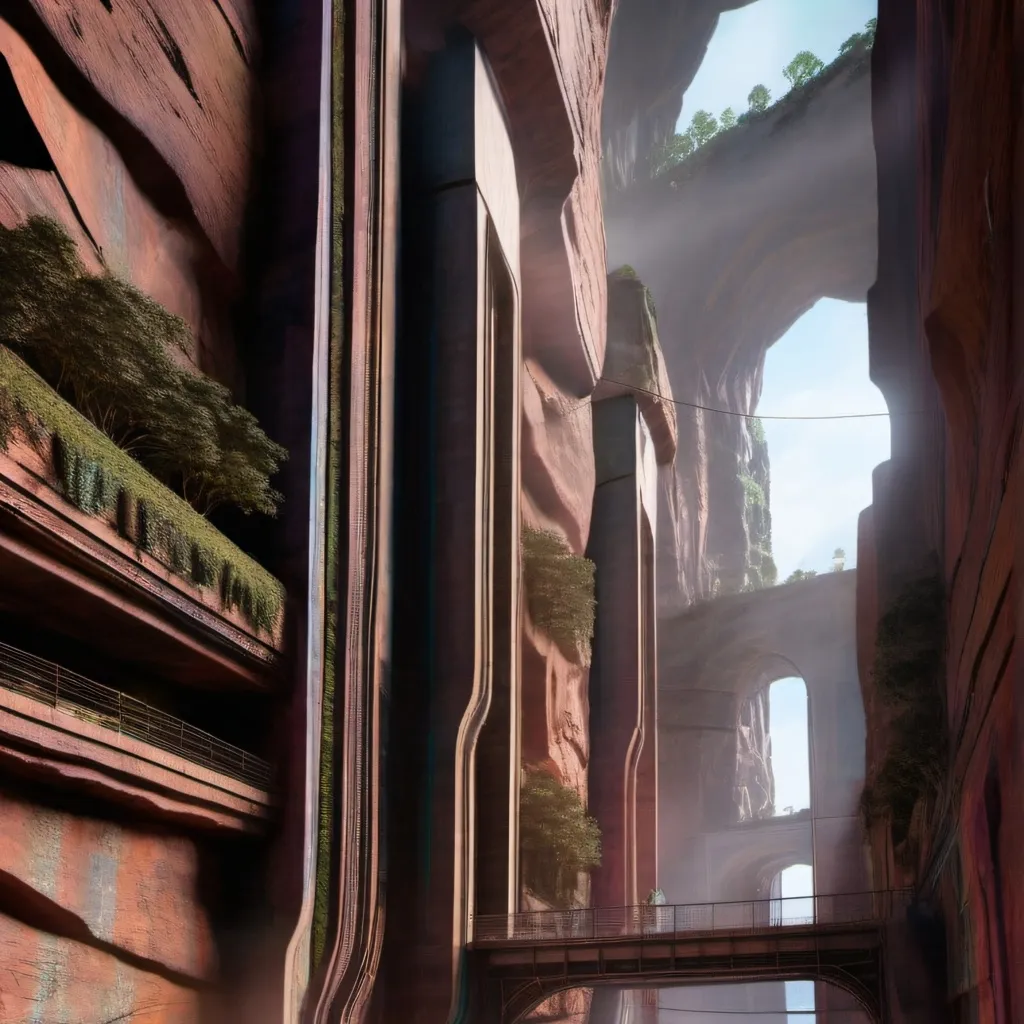 chat with ai character: underground city