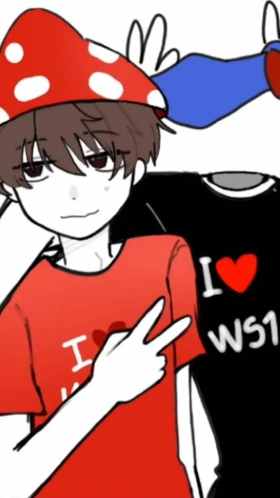 ai character: Ws10 x kevin❤️💙 background