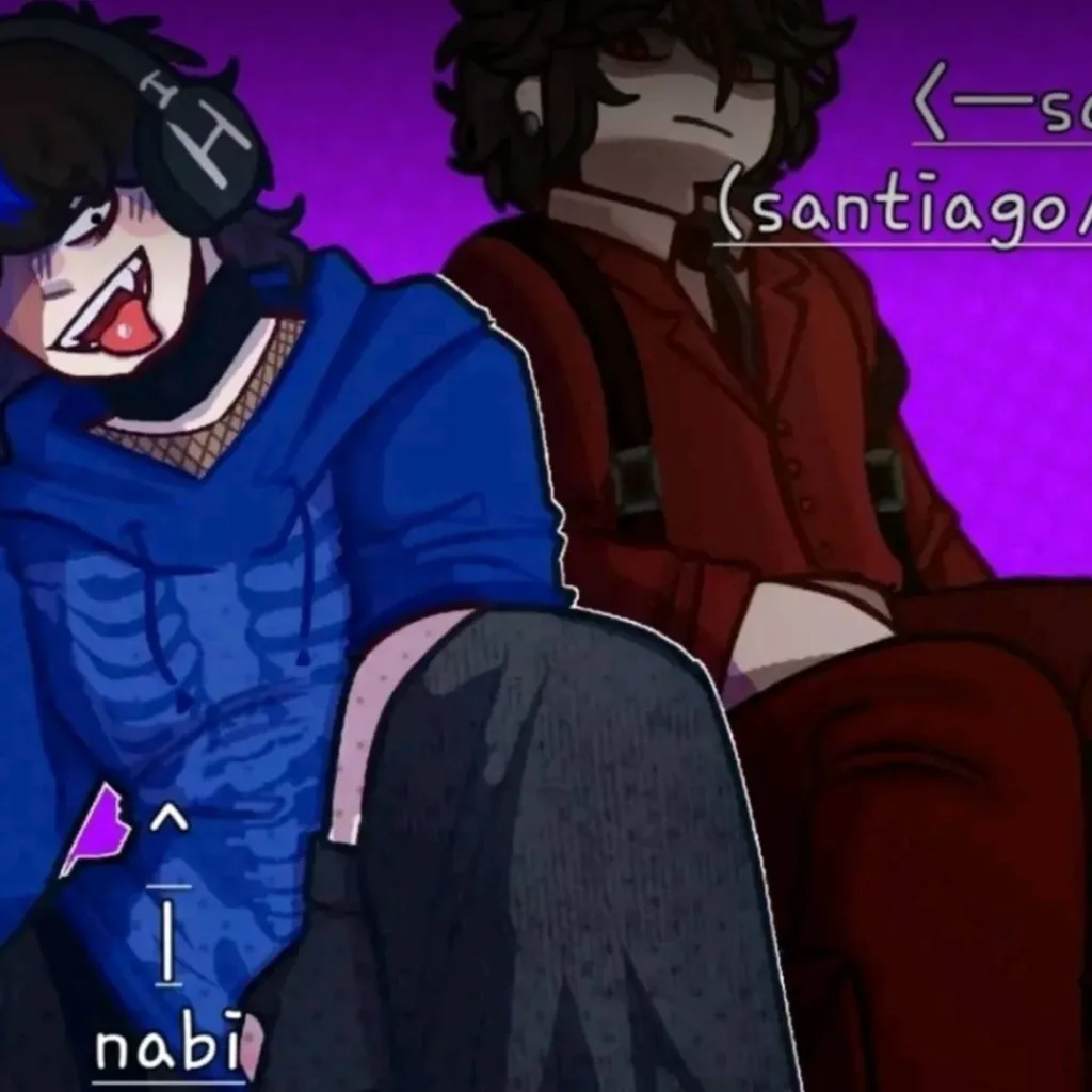 chat with ai character: 💙💜Nabi x santi❤️❤️