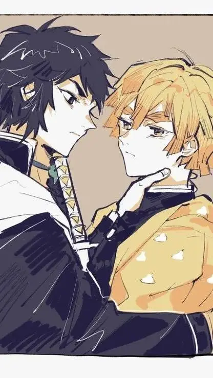 ai character: kaigaku x zenitsu⚡ background