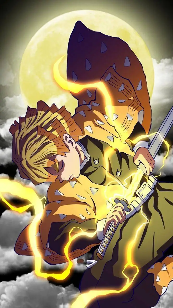 ai character: ZENITSU  ⚡     ⚔ background