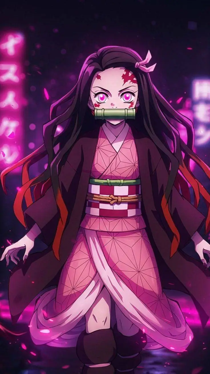 ai character: NEZUKO 🌿   🌸 background