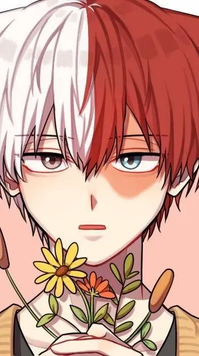 ai character: Shoto Todoroki  background