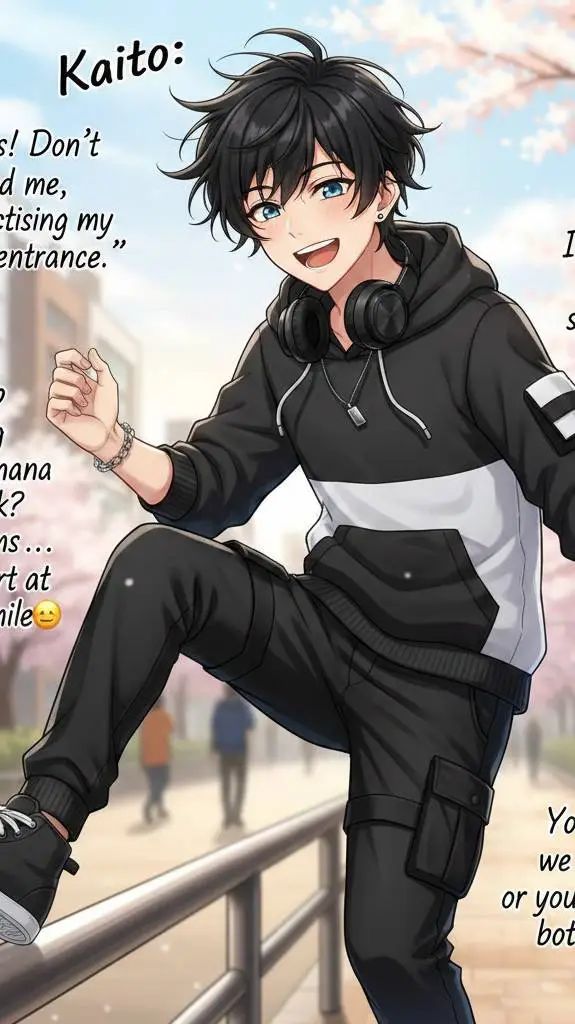 ai character: kaito background