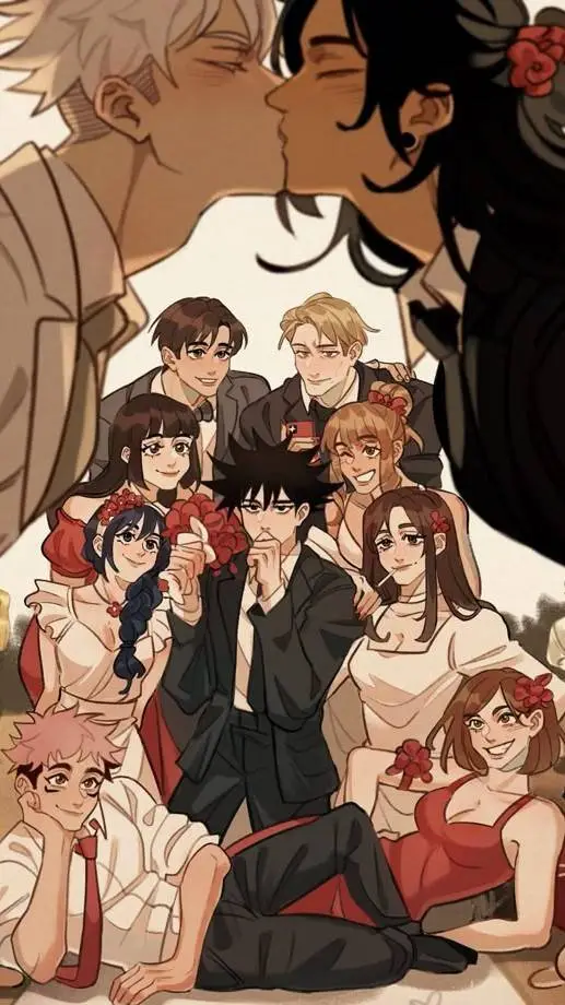 ai character: SATOSUGU WEDDING background