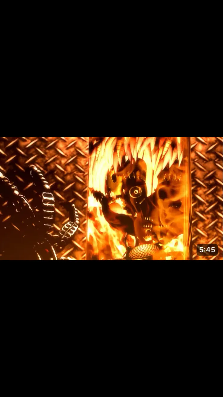 ai character: Fnaf 6 Fire background