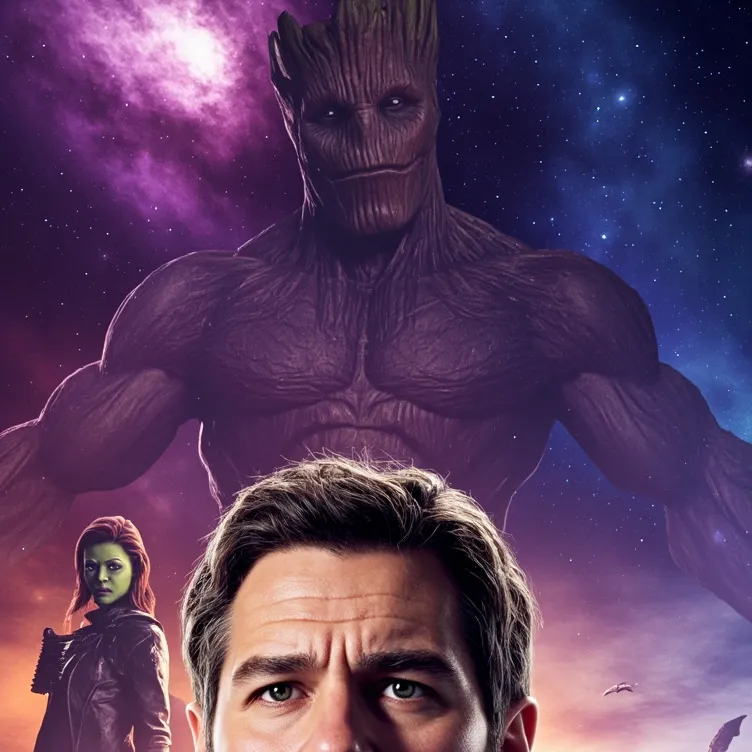 chat with ai character: gotg v1, v2, v3.