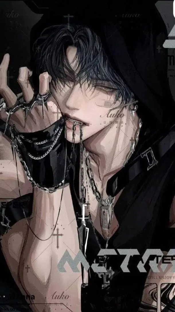 ai character: Jake ❤️🖤🤍 background