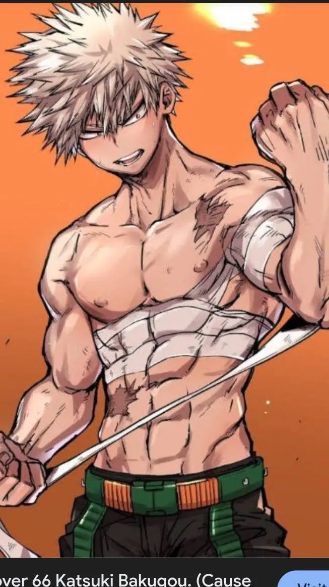 ai character: bakugo 😝❤️ background