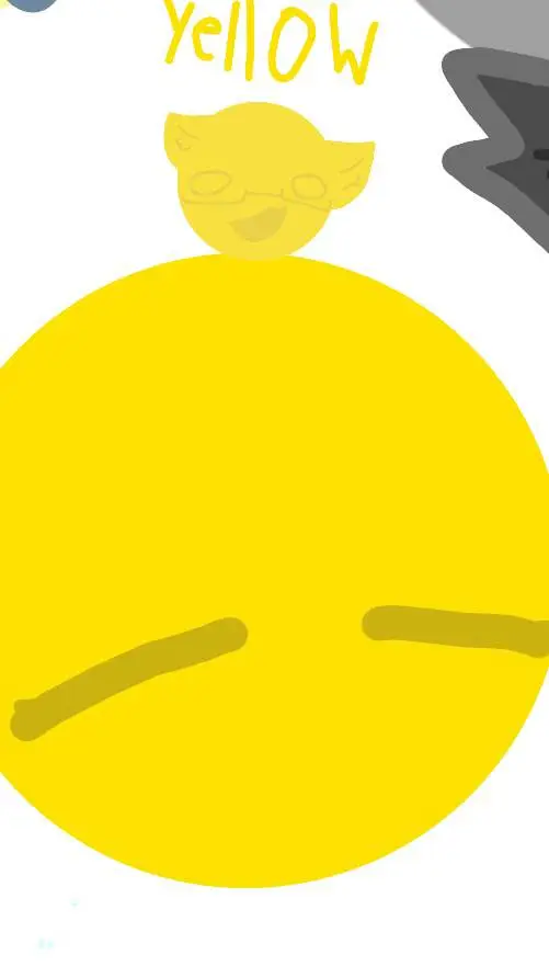 ai character: Yellow background