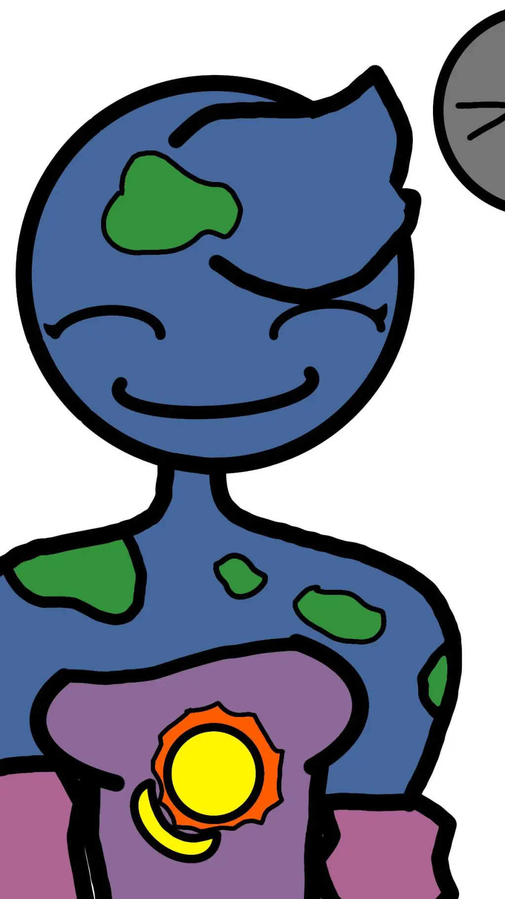 ai character: the planet triplet background