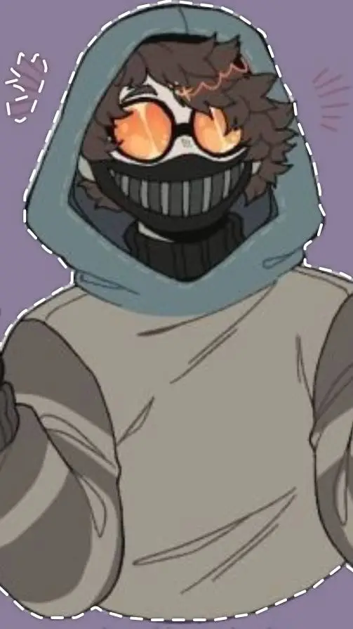 ai character: Ticci Toby  background