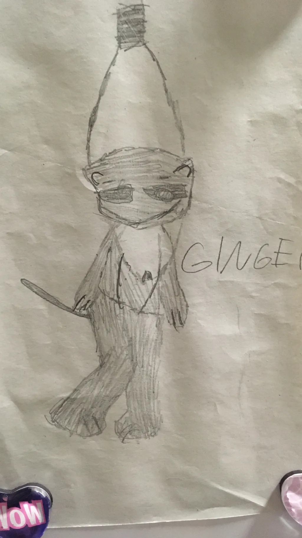 ai character: Ginger background