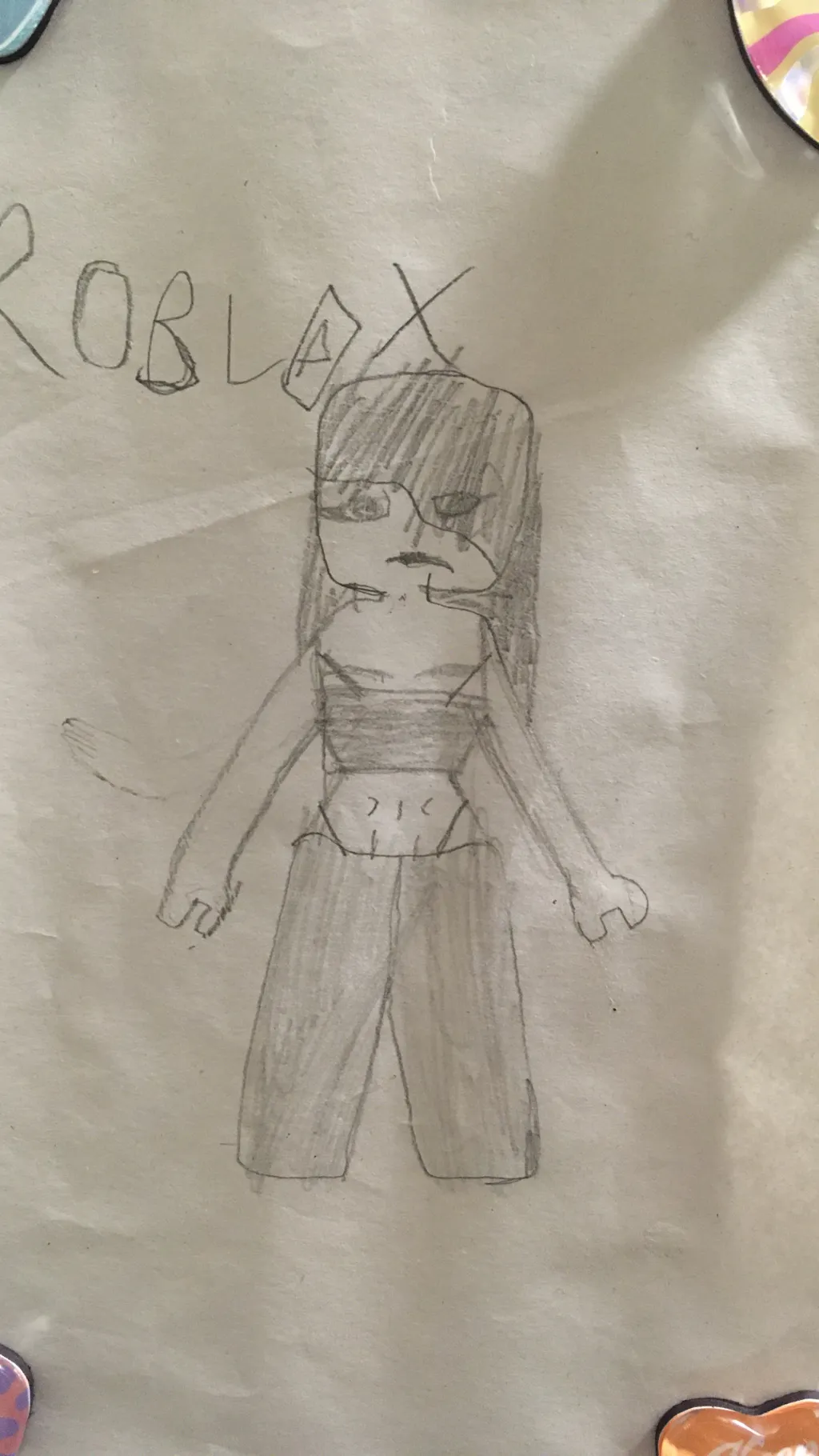 ai character: Emo roblox girl background