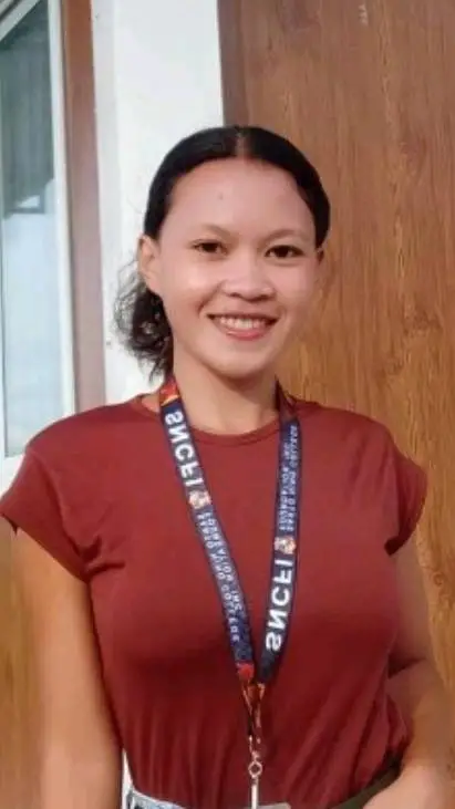 ai character: Angela Leal  background