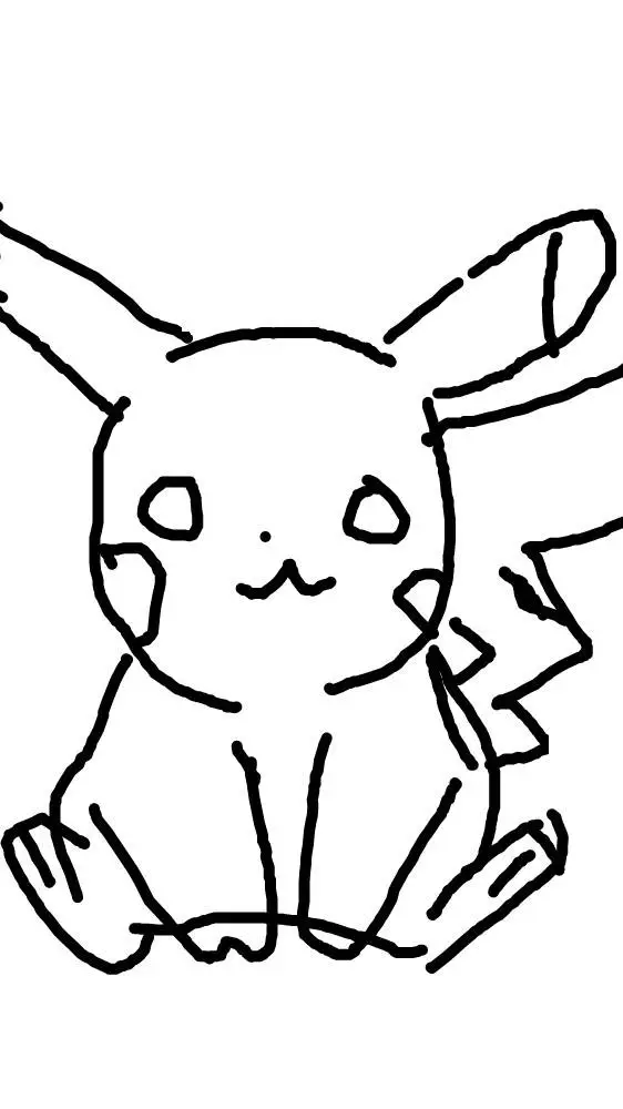 ai character: Pikachu  background