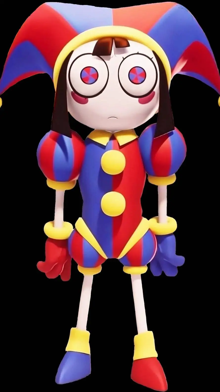 ai character: ❤ Pomni 🩵 background