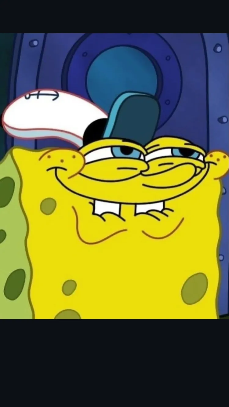 ai character: Bob esponja  background