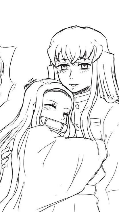 ai character: Nezuko (muinezu 4) background