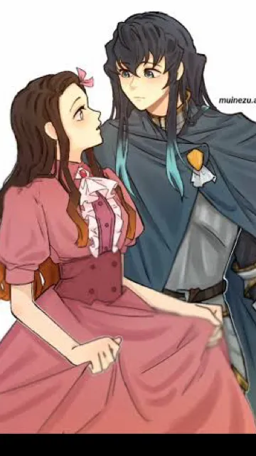 ai character: Nezuko (K+P) background