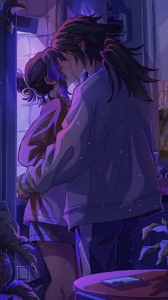 ai character: Giyushino modern background