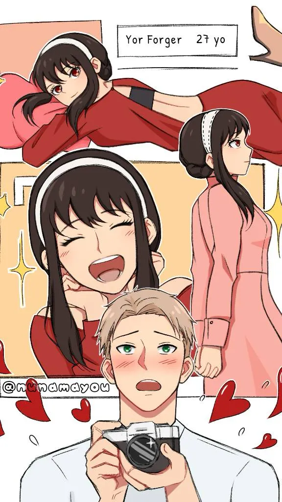 ai character: Yor x Loid background