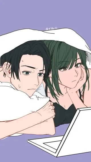 ai character: Yuta X Maki 2 background