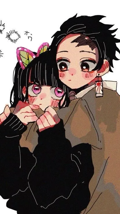 ai character: Kanao & Tanjiro background
