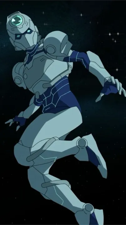 ai character: Tech jacket background