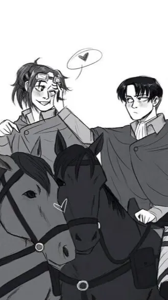 ai character: Hange X Levi 3 background