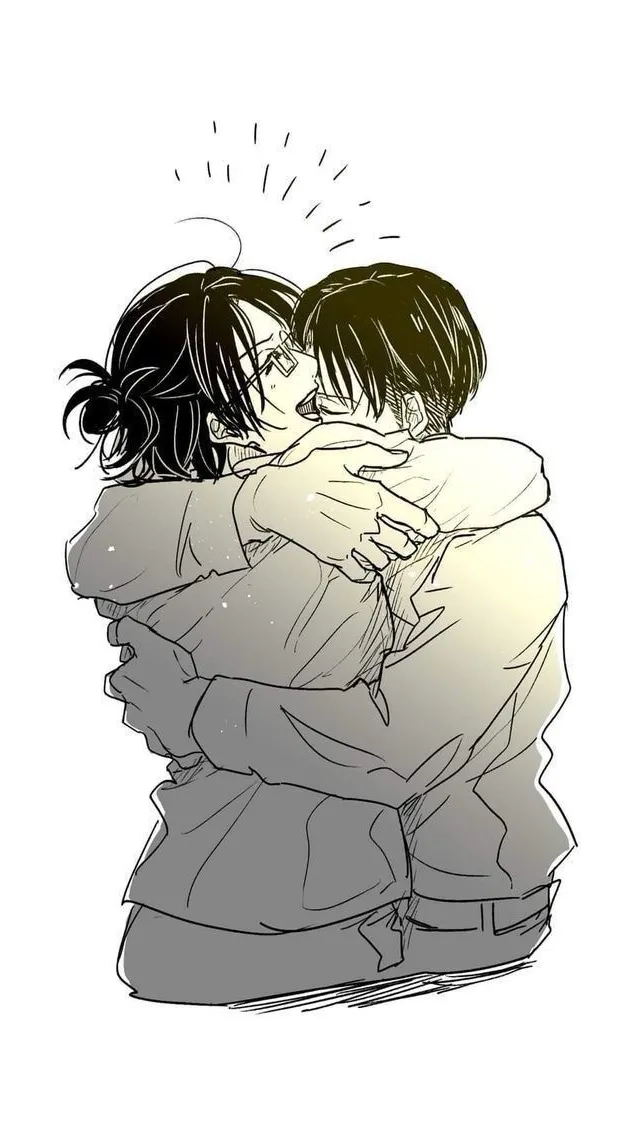 ai character: Hange X Levi 5 background